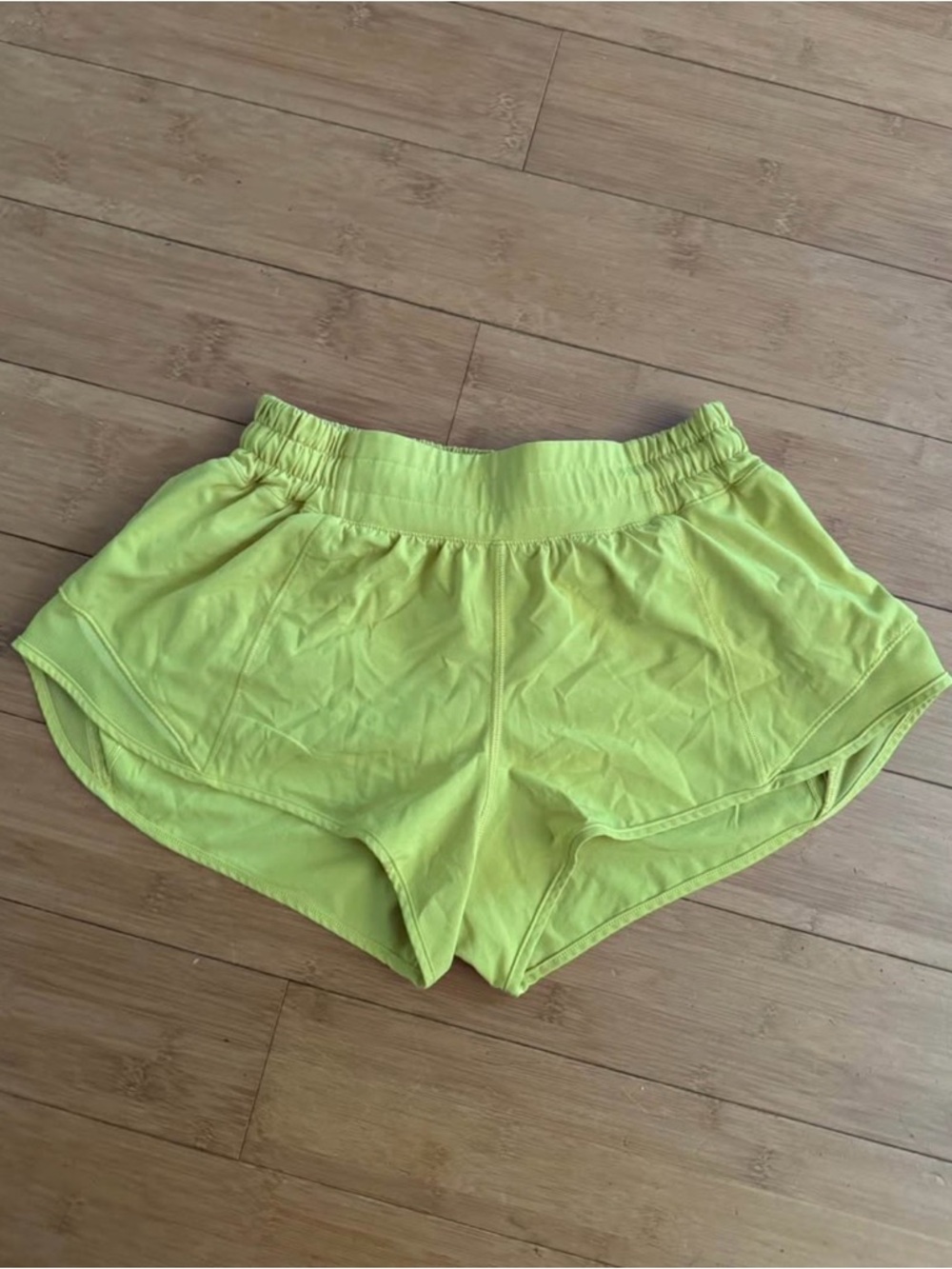 Lululemon Neon Lime Shorts